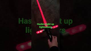 Hasbro light up lightsabers Resimi