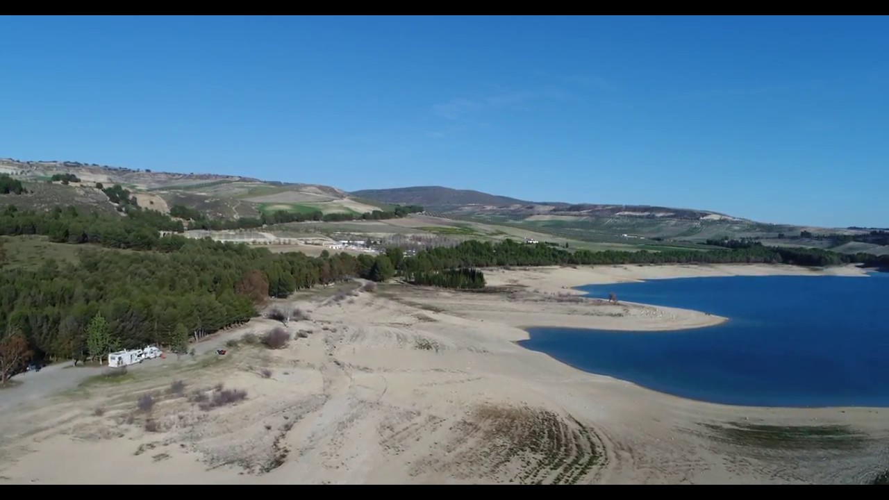 VISTA DESDE DRON: Pantano de los Bermejales