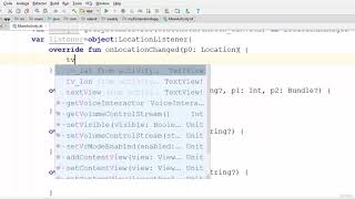 Android Cars App using Kotlin, PHP and Google Maps : Location Listener