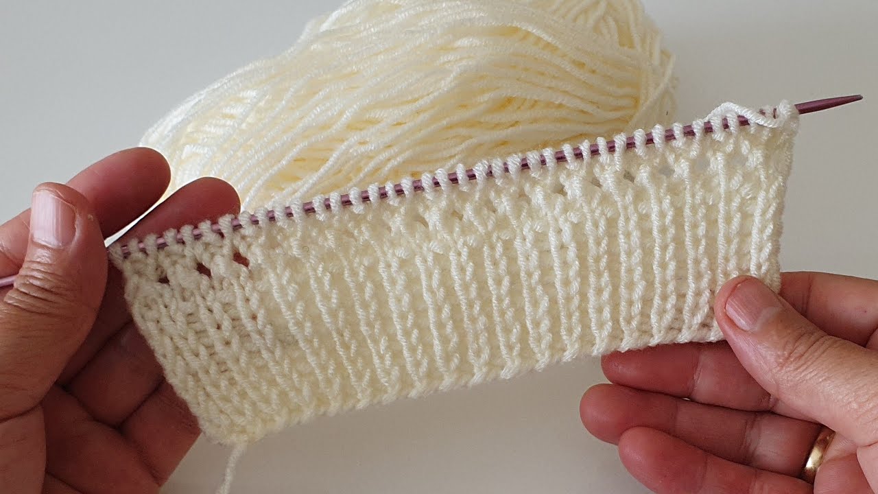 Kolay ikişiş örgü modeli 💕 Yazlık yelek modeli 💕 bebek yeleği #tejido #örgü