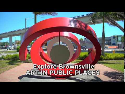 Art In Public Places: Optical Illusion At Brownsville Metrorail Station