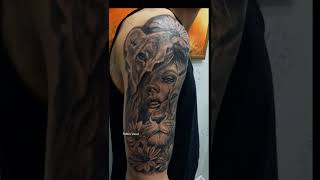 Ez Portex Charging Machine - Half Lion Girl Tattoo / Robin Varol