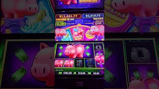 $10 Wheel Bonus On Piggy N More Bacon #casino #slot #gambling #win #bonus #slots #slotmachine
