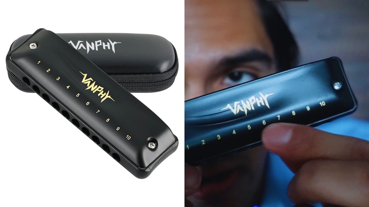 First Time Using A Harmonica VANPHY Blues Harmonica Review YouTube