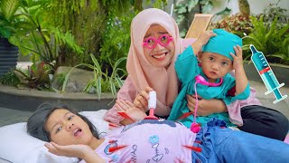 MAIN DOKTER DOKTERAN 🩺 SALSA SAKIT PERUT 🥵 EDUKASI ANAK | Salsa and Family