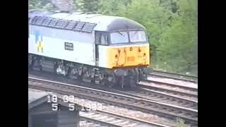 Class 56 fails at Treeton Junction in May 1993