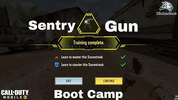Completing Sentry Gun Boot Camp Scorestreak Challenge Cod Mobile