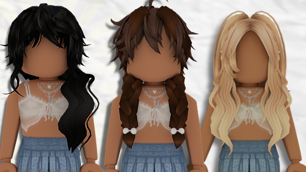 25 Roblox Hair Combos Blonde Brown Black White And Red Itslxse