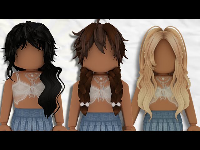 7 Free roblox hair ideas  roblox, black hair roblox, brown hair