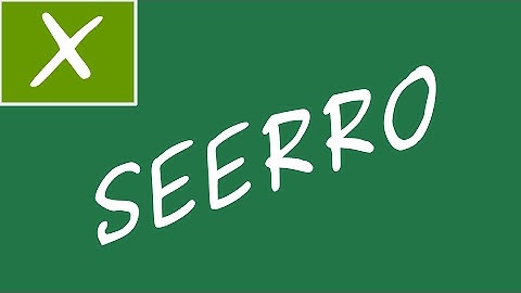 Função SEERRO no Excel