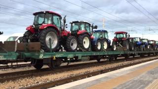 [TRENI] Il famoso treno dei trattori - Falconara [HD]