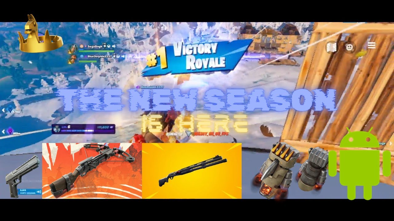 Chapter 5 Season 3 *NEW UPDATE* Getting 2 Wins Fortnite Mobile Gameplay