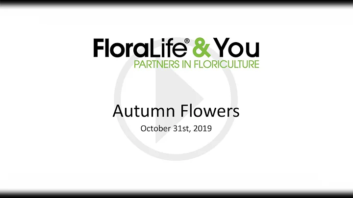 Fresh Cut Flowers Webinar: Autumn Flowers