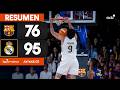 Barça Real Madrid 76 95 HIGHLIGHTS Liga Endesa 2025 26