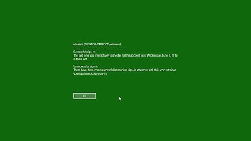 Last Logon Information - Show In Windows 10