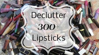 Lipstick Declutter | Cutting my Collection in Half