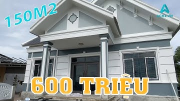 [CÔNG TRÌNH THỰC TẾ] MẪU NHÀ 1 TẦNG MÁI THÁI _ MẪU NHÀ ĐẸP ĐÁNG XÂY NHẤT NĂM 2022| NHÀ ĐẸP ACHI