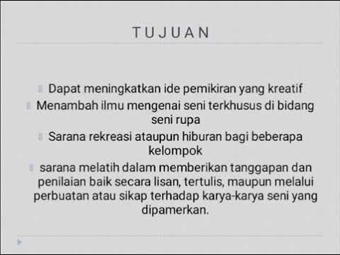 Contoh Proposal Tentang Pameran Seni Rupa Goreng