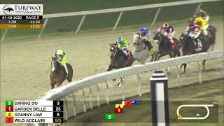 RACE 5 PROGRAM  1-18 2023