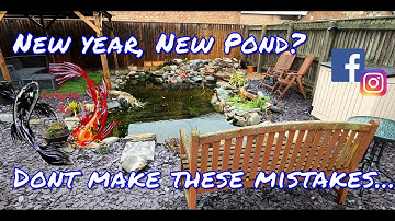 DIY Pond build, design ideas, mistakes to avoid, EcoSystem Koi pond feature Ideas, What I did wrong.