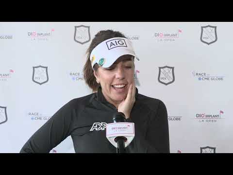 Georgia Hall Sunday Flash Interview 2023 DIO Implant LA Open · LPGA · Round 4
