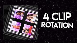 4 clip rotation on video star
