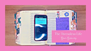 YouVersion Bible App Plan | The Stressless Life pt 4
