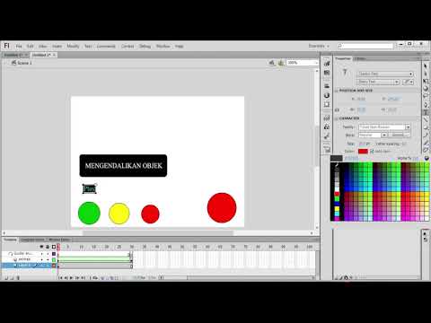 Action Script Untuk Mengendalikan Objek Dengan Adobe Flash Professional CS6