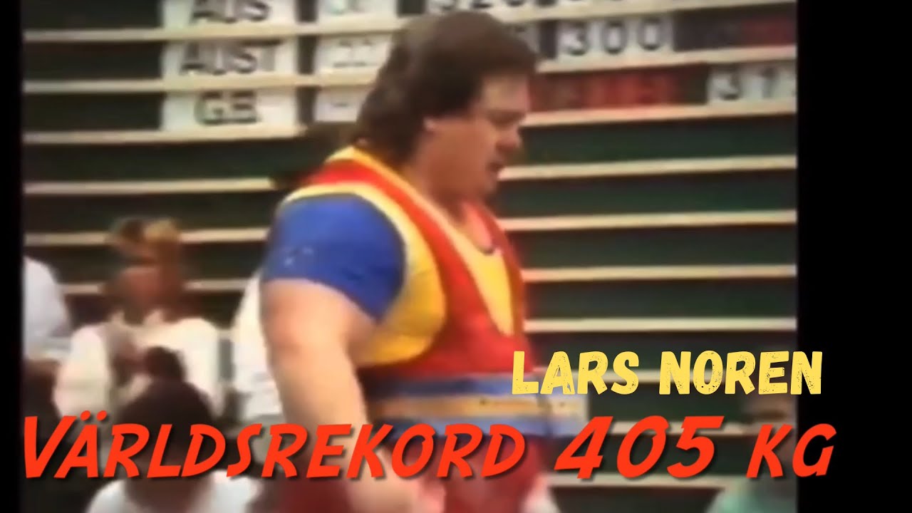 Yngve Gustafsson VM styrkelyft IPF +125 kg Norge 1987