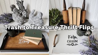 Trash To Treasure Farmhouse Flips | I Need To Find More Rolling Pins Now!