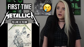 FIRST TIME listening to METALLICA - "To Live is to Die" REACTION