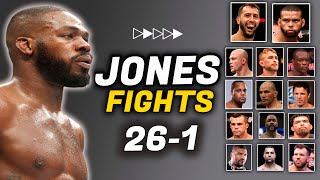 Jon Jones Streak 26-1 | Jon Jones all fights | Tribute to Jon Jones By TopNewsage