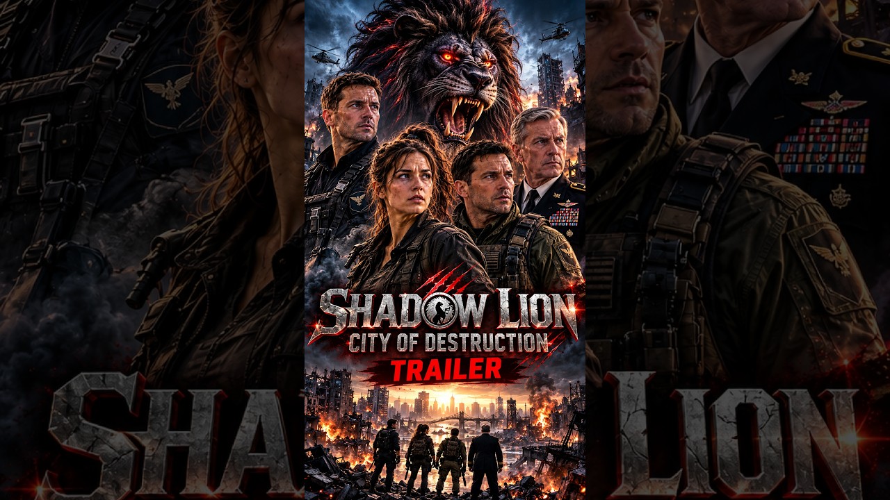 SHADOW LION: CITY OF DESTRUCTION | OFFICIAL TRAILER #actionmovie #cinematictrailer poster