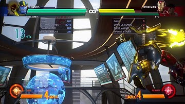 MARVEL VS. CAPCOM: INFINITE thanos midscreen to wall