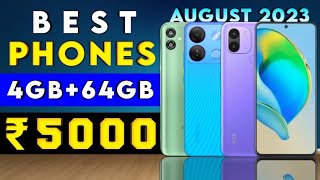 Fingerprint  Top 5 Best Smartphone Under 5000 in August 2023  Flipkart And Amazon Sale ?