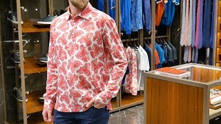 Мужская рубашка от Kiton, хлопок, review: ID 160743 - Видео от Лакшери