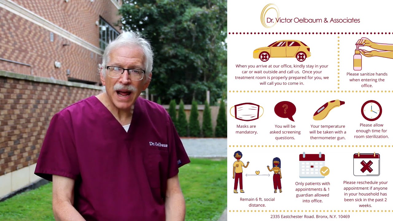 New Normal Protocols - Dr. Victor Oelbaum & Associates - Cosmetic Dentistry Bronx, NY