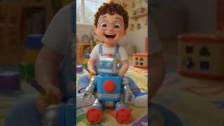 Let’s Play with the Little Robot! 🚀 Kids Educational &amp; Fun Video