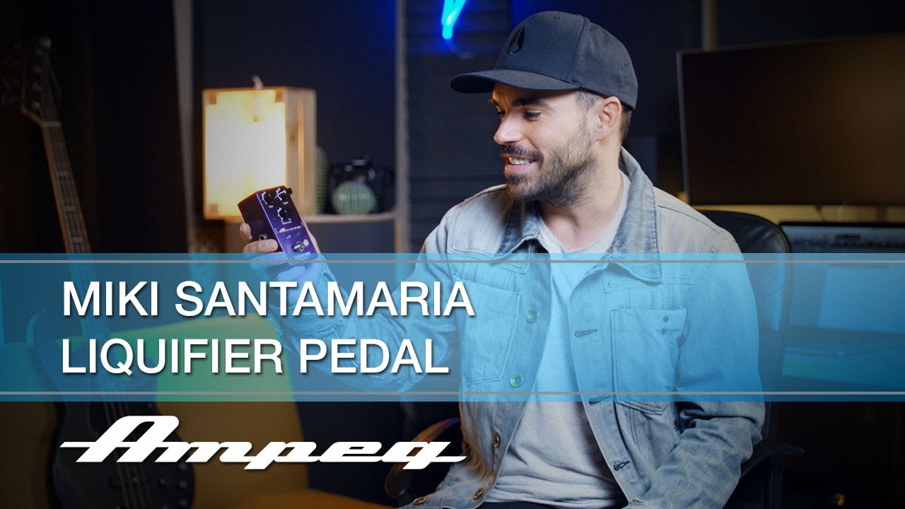 Ampeg | Miki Santamaria | Liquifier Analog Chorus Pedal - YouTube