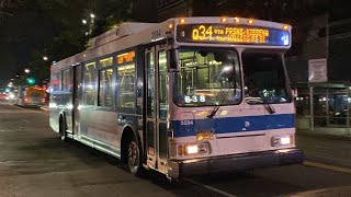 [RETIRED] MTA Bus: 2006-07 Orion VII OG HEV #3594 on the Q34 to Whitestone at Main St/Northern Blvd