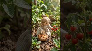 Miniature doll cooking chhole bhatura asmr story ||tiny kitchen village life asmr ||cute doll cookin