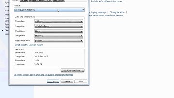 how to change windows 7 Region and Language format to Danish (Denmark)