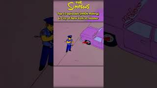 Top 10 Simpsons Episodes By Imdb Rating #Shorts