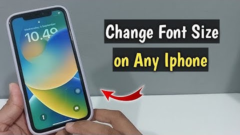 How To Change Font Size On Any iPhone