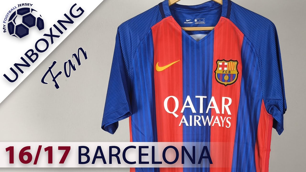 Barcelona Home Retrò Jersey 16/17 Messi (KitMM) Fan Version