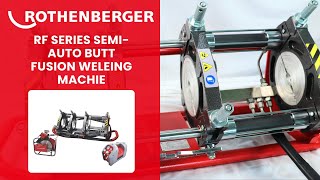 R160F/R250F/R315F/R355F Semi-Auto butt fusion welding machines