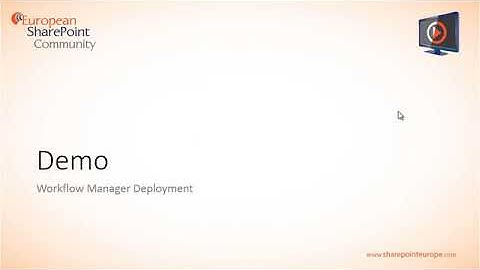 Deploying Workflow Manager 1