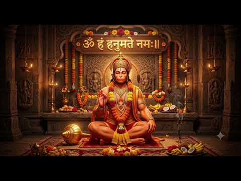 🕉️ हनुमान मंत्र | ॐ हं हनुमते नमः | Powerful Hanuman Mantra | Daily Meditation & Positive Energy