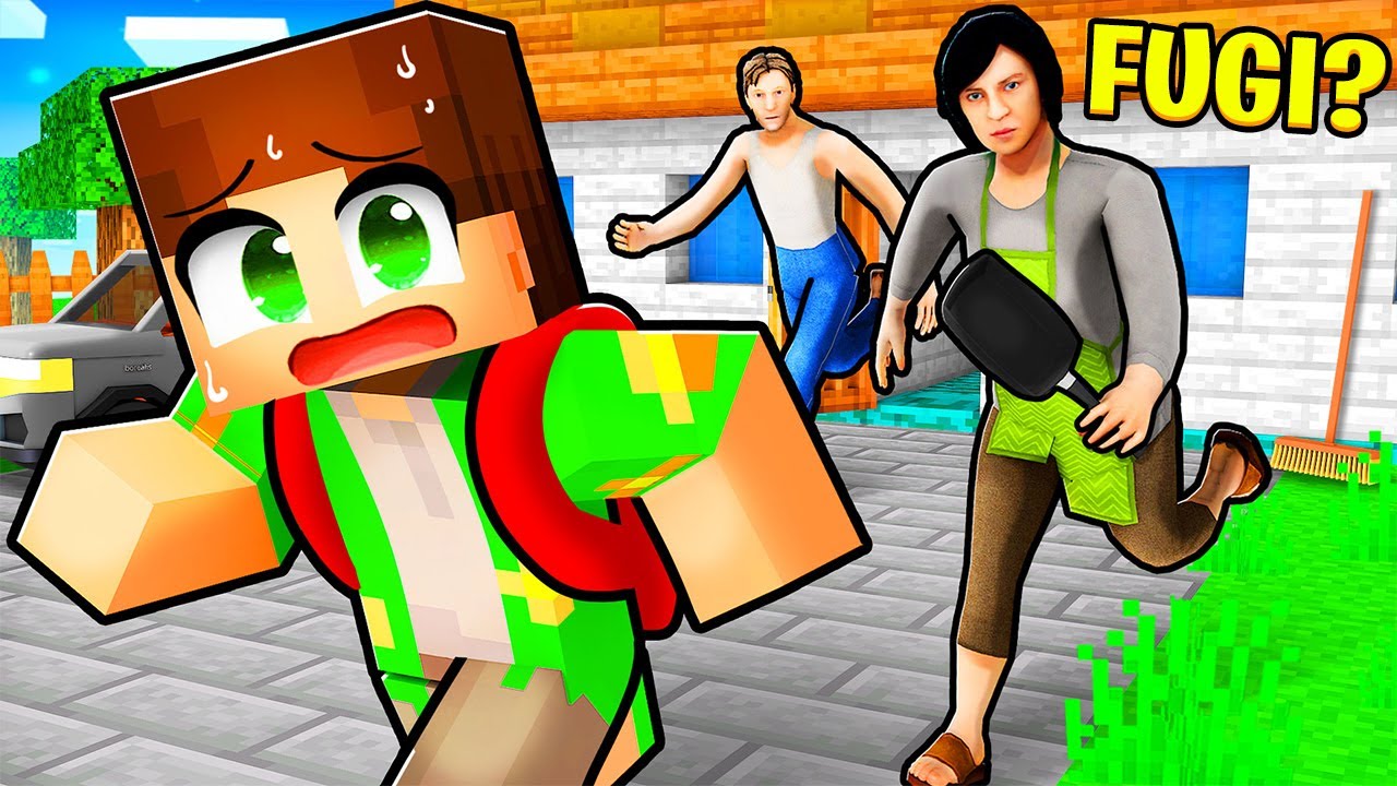 *SCAPA* de Cei Mai STRICTI Parinti pe Minecraft!