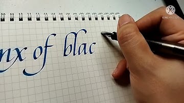 Pangram using Italic Script | PH